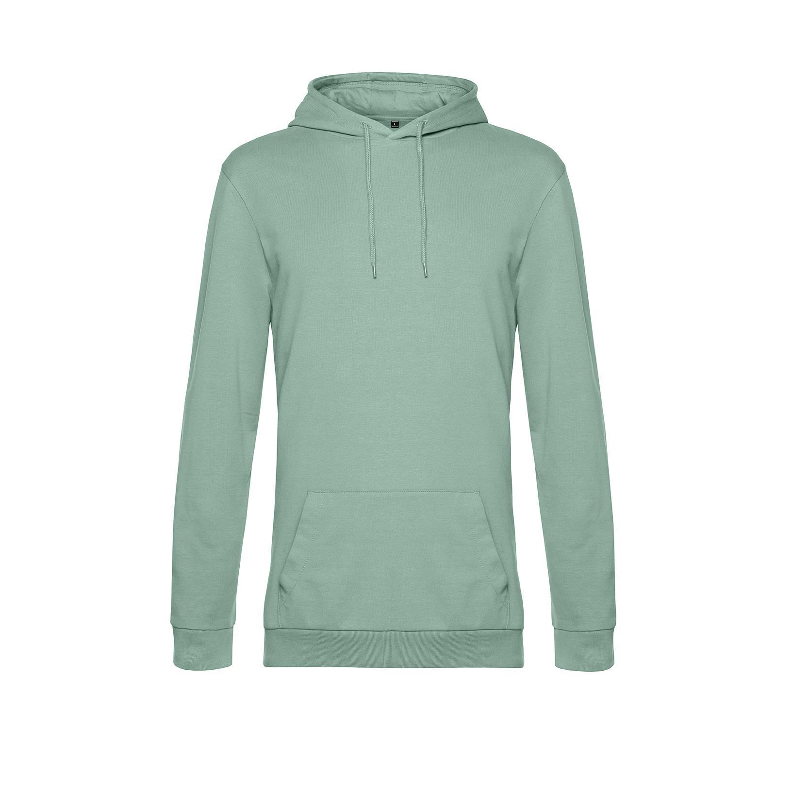 Grijsgroene Trendy hoodie voor mannen bedrukbaar