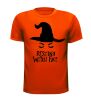 Halloween shirtje Resting witch face Heks pauze rusten relax