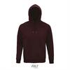 Hoge kwaliteit organische hoodie unisex burgundy