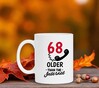 foto 2 kado 68 jarige dan is deze mok een grappig en leuk kado older than the internet!
