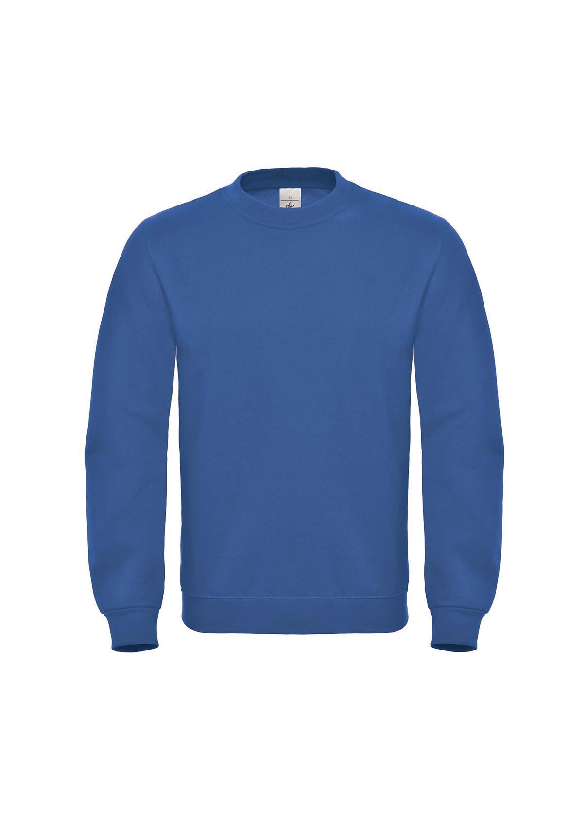 Klassiek blauwe sweatshirt heren unisex bedrukbaar 