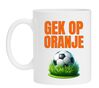 Koffiemok gek op oranje