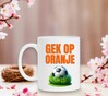 foto 2 Koffiemok gek op oranje