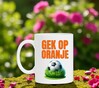 foto 4 Koffiemok gek op oranje