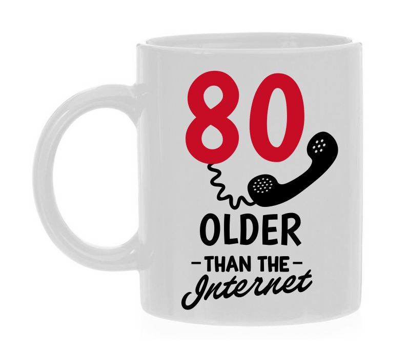 Leeftijd mok 80 jaar en older than the internet