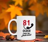 foto 3 Leeftijd mok 81 jaar oud ouder dan het internet grappige leuk koffie mok