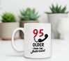 foto 4 Leeftijd Mok 95 jarige grappige tekst ouder dan het internet