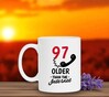 foto 2 Leeftijd mok 97 jaar leuk cadeau voor een 97 jarige grappig ouder dan het internet