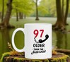 foto 4 Leeftijd mok 97 jaar leuk cadeau voor een 97 jarige grappig ouder dan het internet