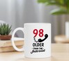foto 3 Leeftijd mok 98 jaar grappige tekst older than the internet