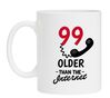 Leeftijd mok 99 jaar grappige tekst ouder dan het internet leuk cadeau