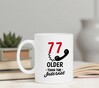 foto 3 Leeftijd mok verjaardagsmok 77 jaar ouder dan het internet!