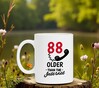 foto 4 Leuk leeftijd mok 88 jaar grappige tekst ouder dan het internet