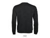 foto 2 Modieuze sweater trui unisex Houtskool grijs melange