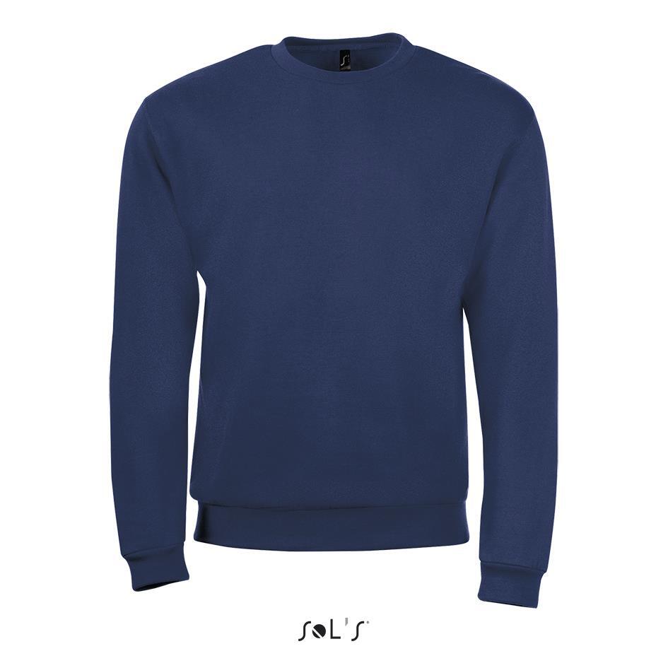 Modieuze sweater trui unisex marine blauw