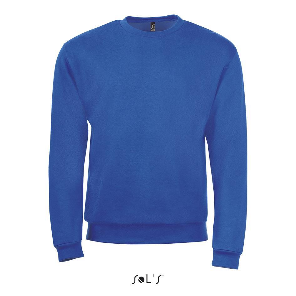 Modieuze sweater trui unisex royal blauw