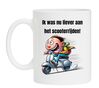Mok ik was nu liever aan het scooterrijden koffiemok