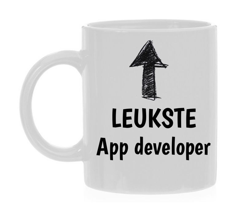 Mok voor de leukste App developer cadeau
