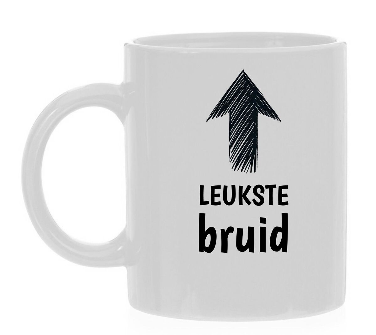 Mok voor de leukste bruid huwelijk kado