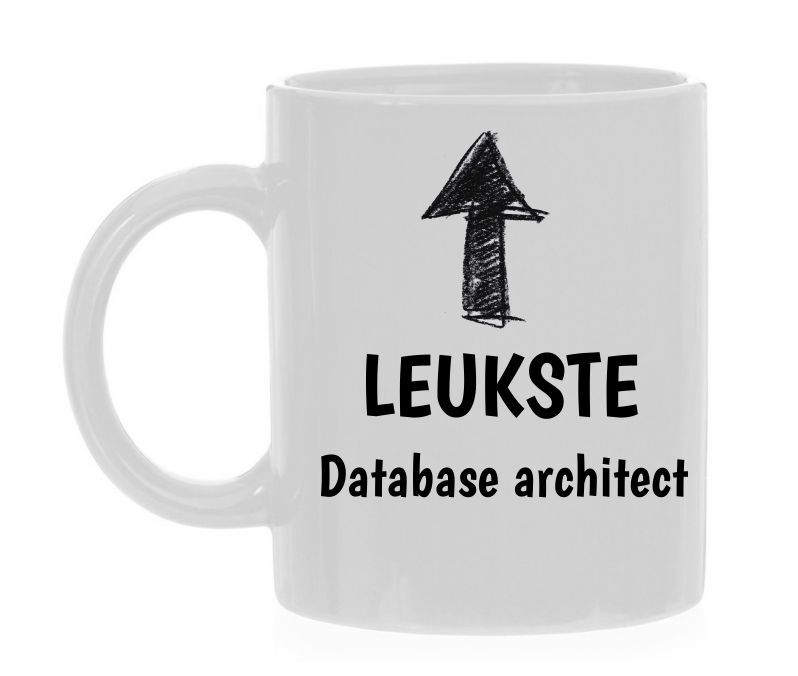 Mok voor de leukste Database architect 