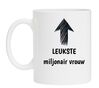 foto 1 Mok voor de leukste miljonair vrouw grappige tekst koffie mok