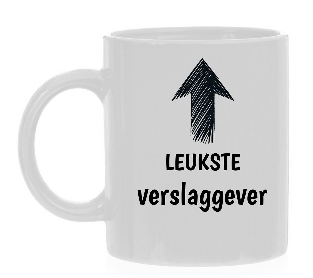 Mok voor de leukste verslaggever