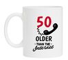 Mok voor hem of haar die 50 wordt leuk kado ouder dan het internet!