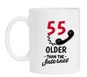Mok voor hem of haar die 55 jaar wordt ouder dan het internet