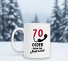 foto 2 Mok voor hem of haar die 70 jaar wordt grappige koffiemok ouder dan internet