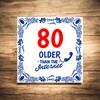 foto 4 Older than the internet tegeltje tachtig jaar