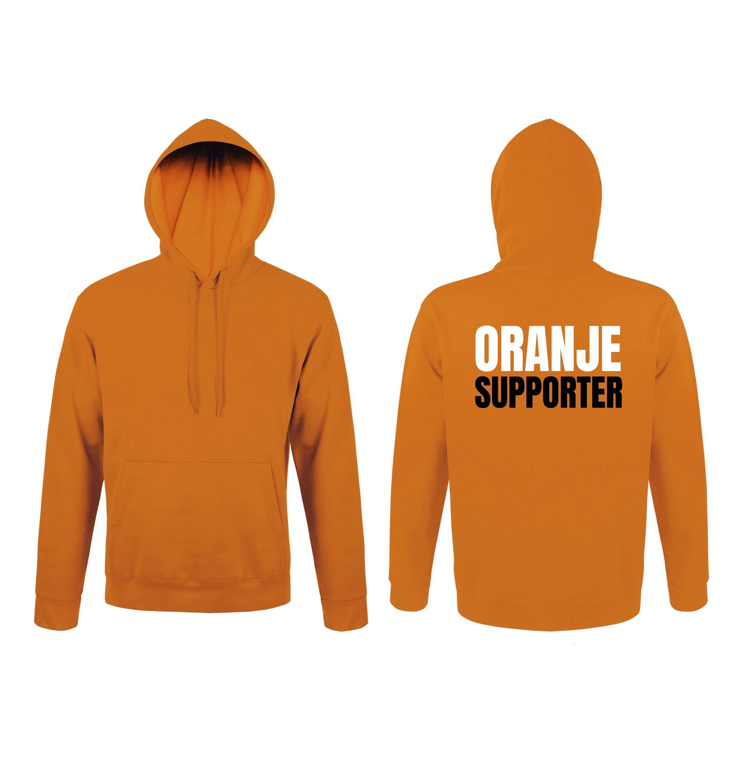 Oranje Hoodie oranje supporter  voor een echte oranje supporter