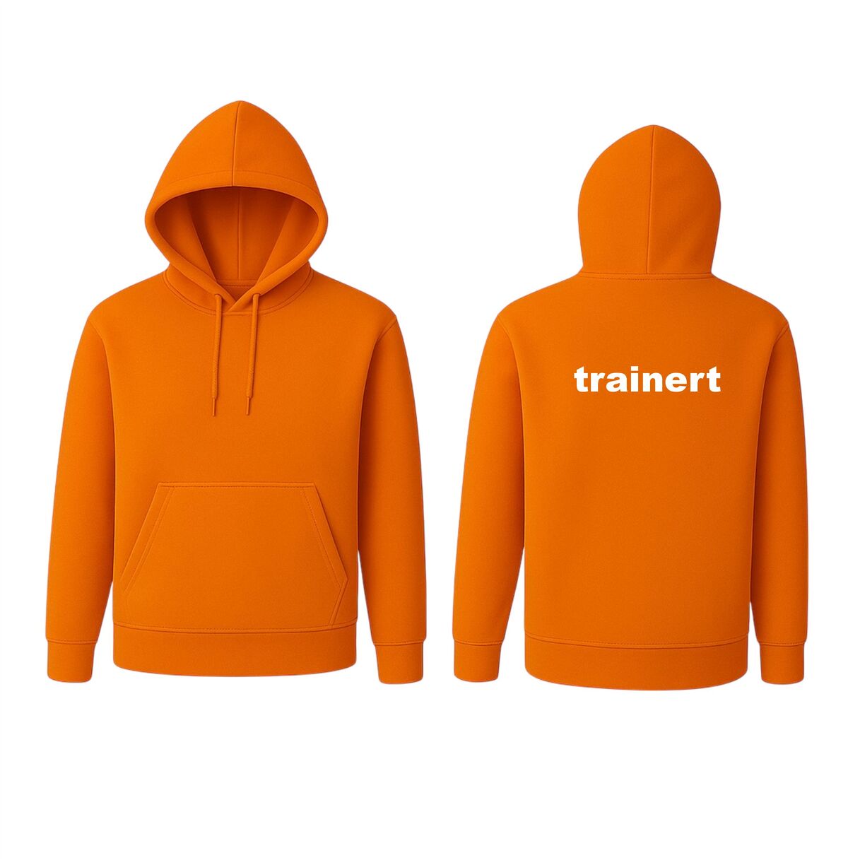 Oranje hoodie trainert 