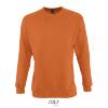 Oranje sweatshirt mannen met polyester bedrukbaar Unisex 