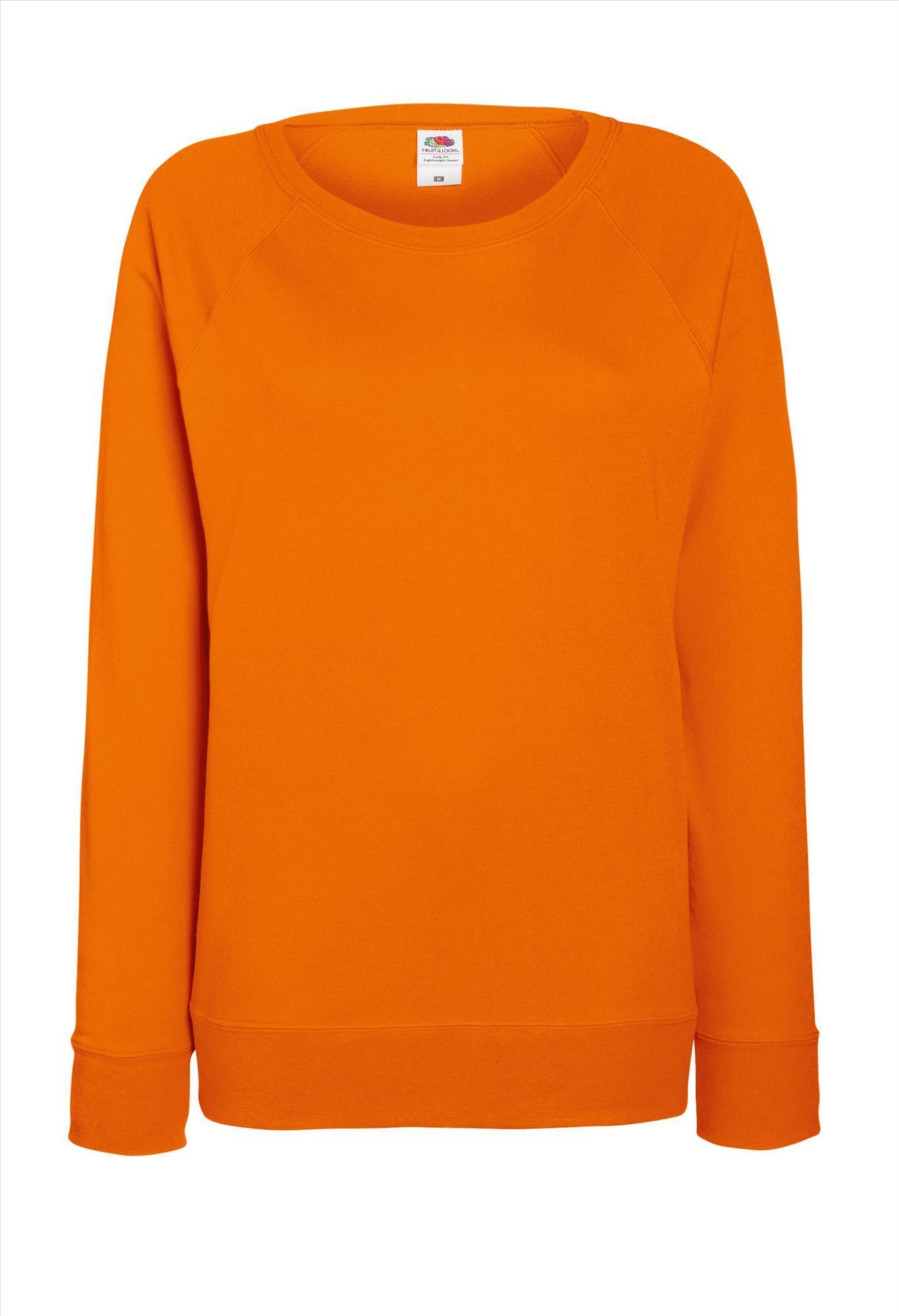 Oranje Trui dames Lichtgewicht dames sweater