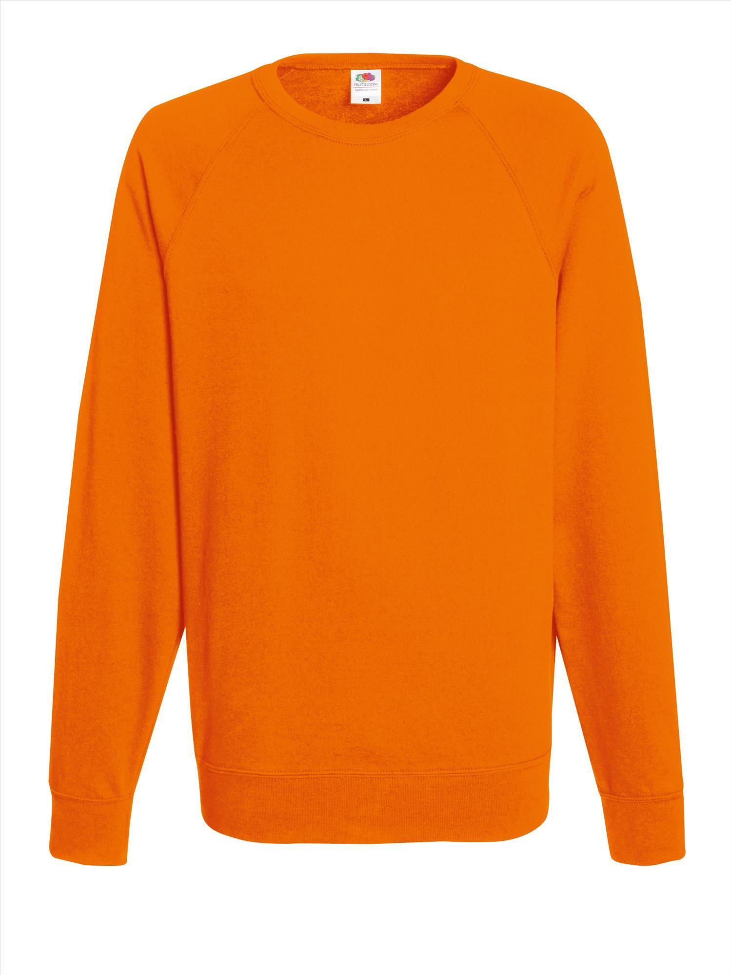 Oranje Trui sweater lichtgewicht unisex