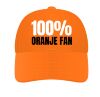 Pet oranje honderd procent oranje fan