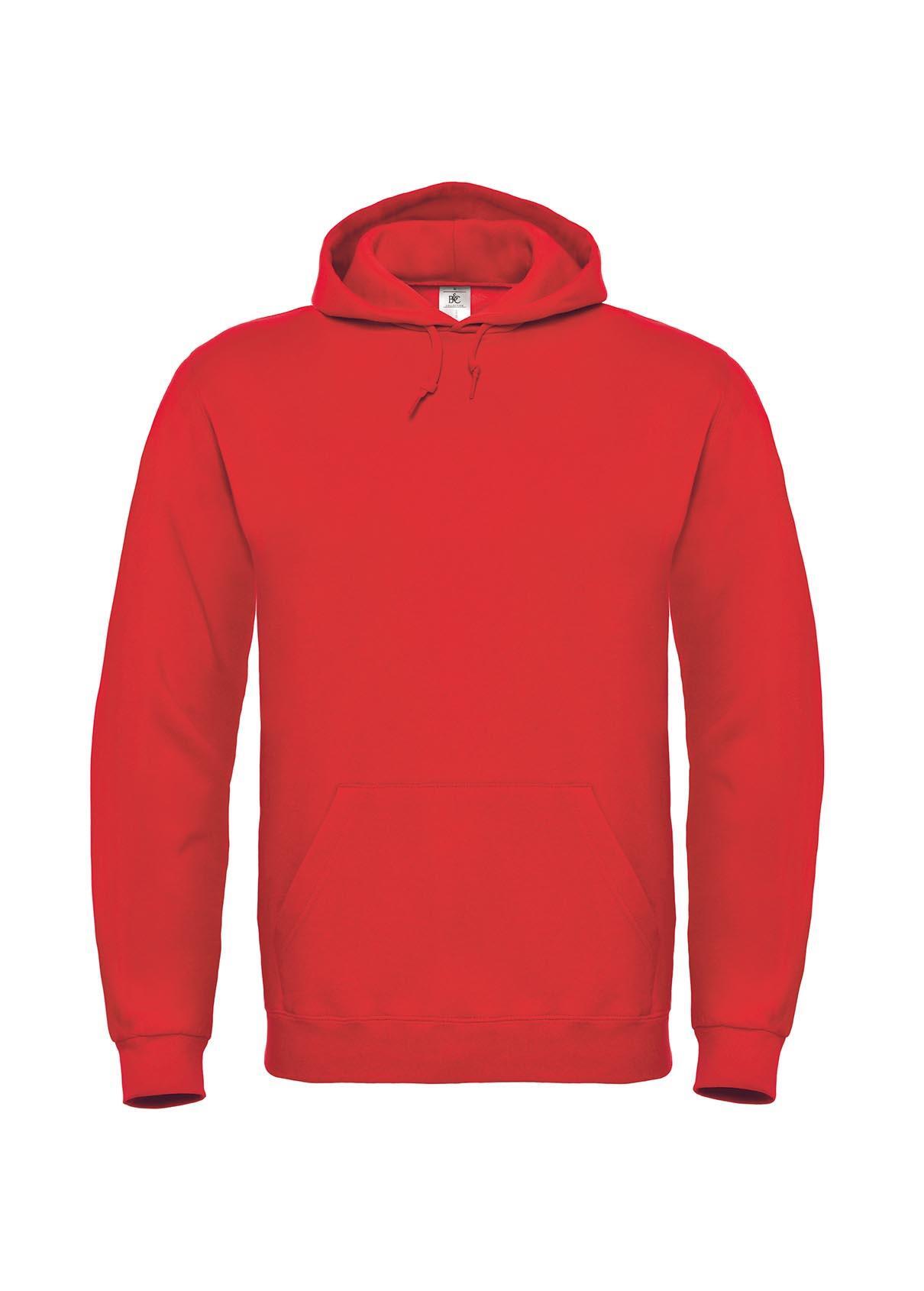 Rode Hoodie sweater voor mannen bedrukbaar