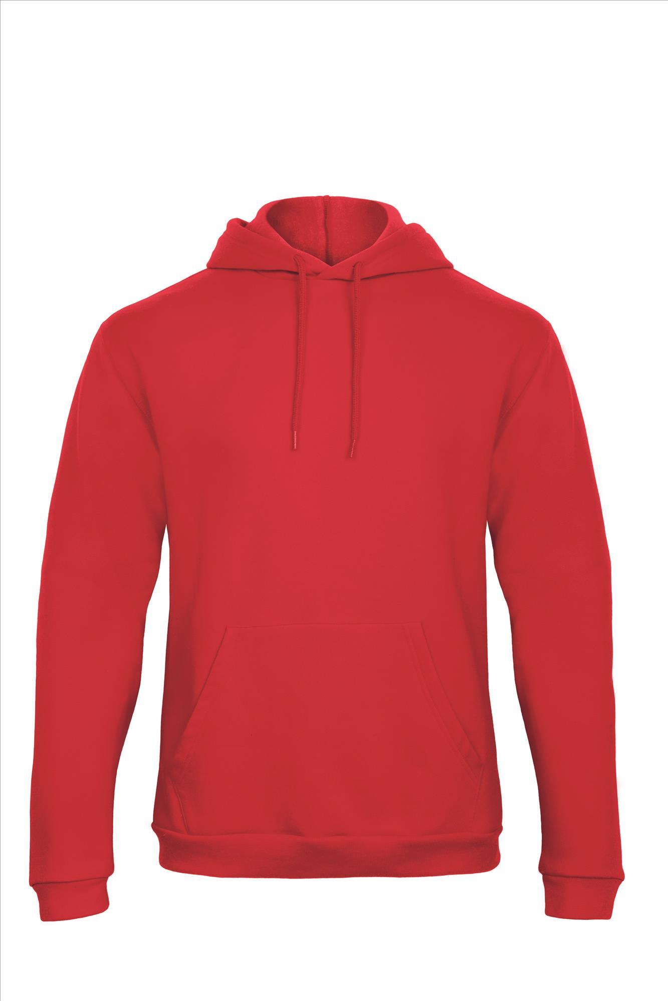 Rode hoodie Sweatshirt Unisex met capuchon heren bedrukbaar