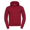 foto 1 Rode Sweatshirt met dubbellaags capuchon mannen unisex