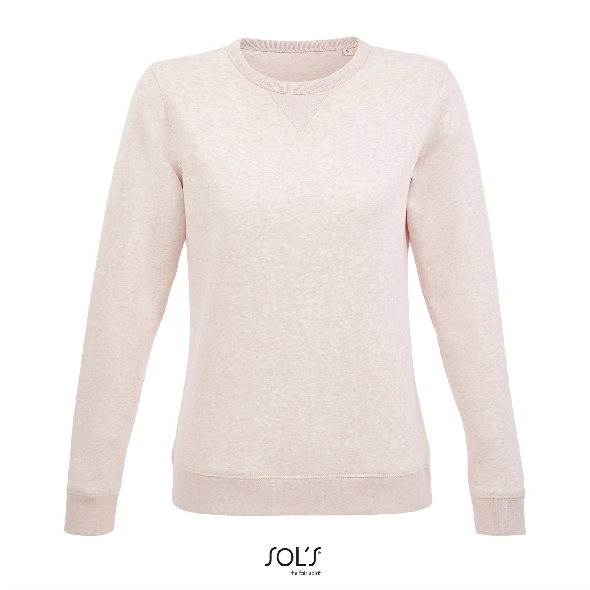 Roze Dames sweatshirt Sweaters voor Dames bedrukbaar