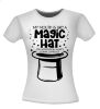 foto 2 Shirtje my mouth is like a magic hat magische hoed grappig goochelaarshoed je weet niet wat er tevoorschijn komt!