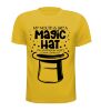 foto 3 Shirtje my mouth is like a magic hat magische hoed grappig goochelaarshoed je weet niet wat er tevoorschijn komt!