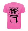 foto 5 Shirtje my mouth is like a magic hat magische hoed grappig goochelaarshoed je weet niet wat er tevoorschijn komt!