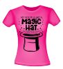 foto 6 Shirtje my mouth is like a magic hat magische hoed grappig goochelaarshoed je weet niet wat er tevoorschijn komt!