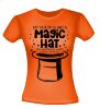 foto 8 Shirtje my mouth is like a magic hat magische hoed grappig goochelaarshoed je weet niet wat er tevoorschijn komt!