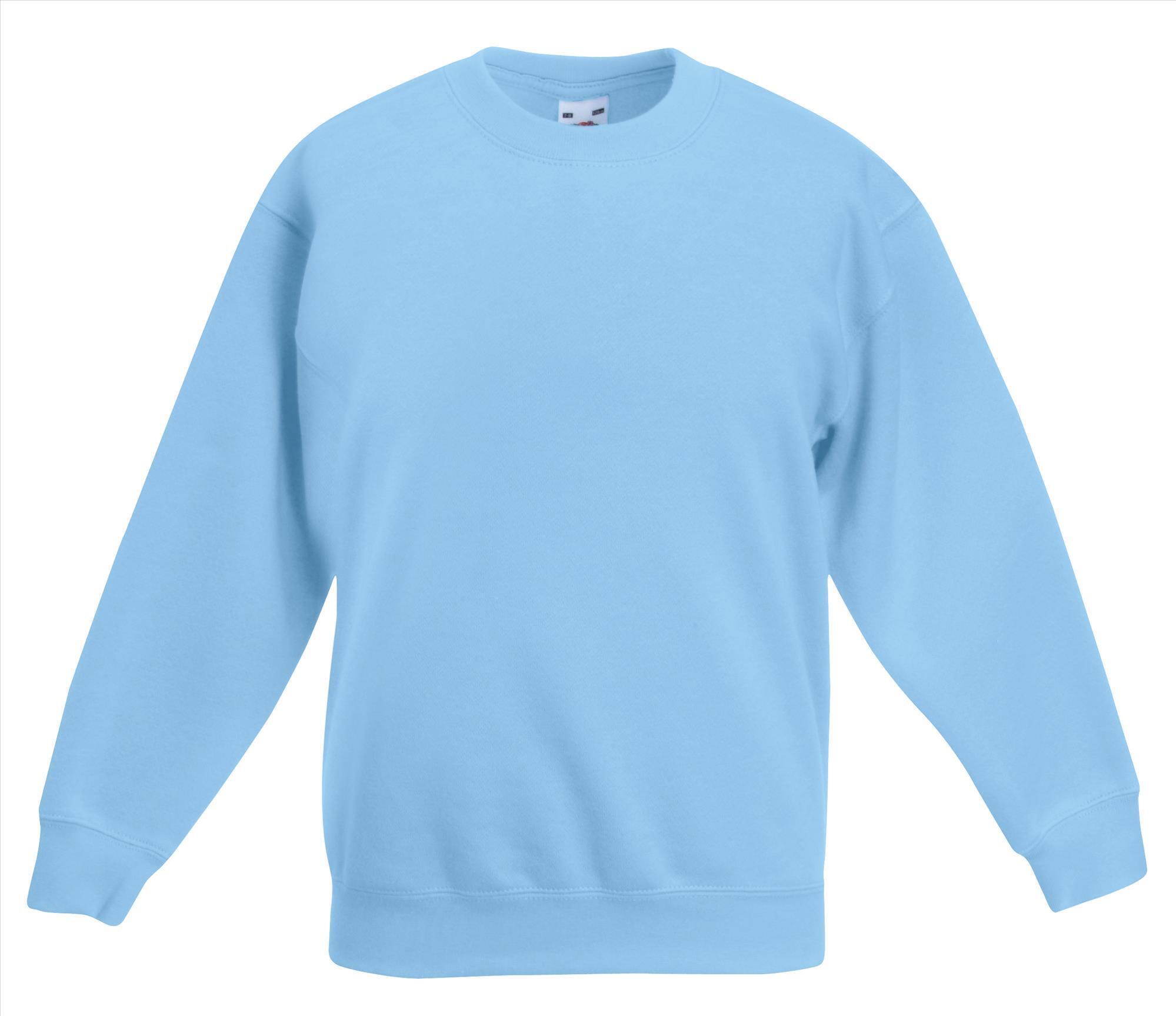 Sky blauwe kinder trui Kinder sweater Premium