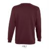 foto 2 sweatshirt mannen met polyester bedrukbaar Unisex burgundy rood