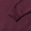 foto 4 Sweatshirt met dubbellaags capuchon mannen unisex burgundy rood 