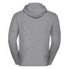 foto 2 Sweatshirt met dubbellaags capuchon mannen unisex licht grijs