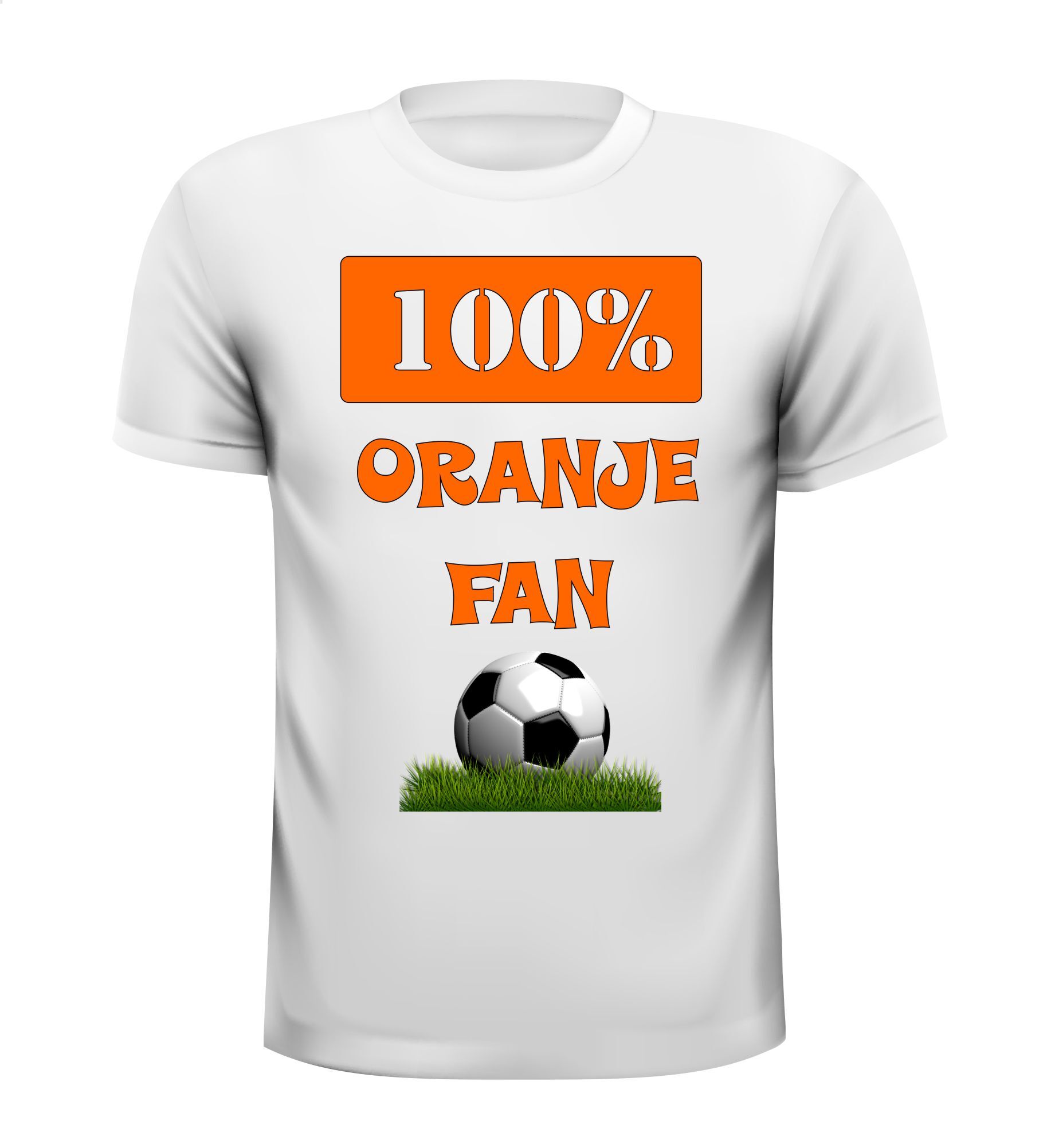 T-shirt echte oranje supporter Wereldkampioenschap